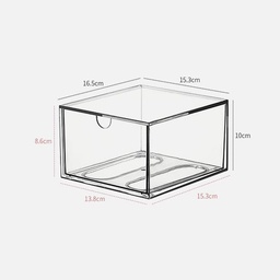 [OVJ 6923314046677] OVJ 4667 Modular Acrylic Storage Drawer (L) 10cm x 15.3cm x 16.5cm