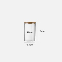 [OVJ 8888888822301] OVJ Glass Cylinder Container 100ml 6cm x 9cm