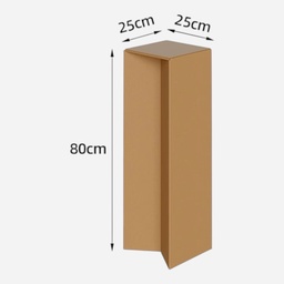 OVJ Boxers Corrugated Board Pedestal 25cm x 25cm x 80cm
