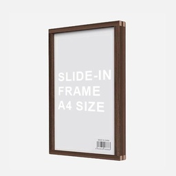 OVJ Slide-In Picture Frame A4 Walnut
