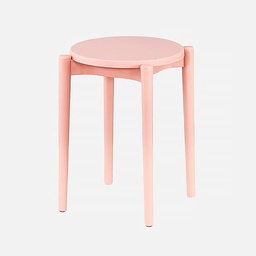 OVJ Stackable Plastic Stool Dusky Pink