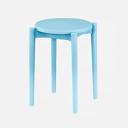 OVJ Stackable Plastic Stool Pastel Blue