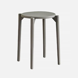 OVJ Stackable Plastic Stool Charcoal Grey