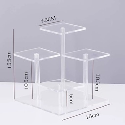 [OVJ 8888888836363] OVJ Acrylic Display Stand 4-Platform