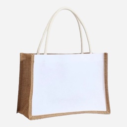 [OVJ 88888888132232] OVJ Jute Tote Bag 13cm x 22cm x 32cm