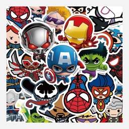 [OVJ 6941499600057] OVJ Waterproof Sticker Marvel x 50