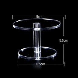 [OVJ 8888888836362] OVJ Acrylic Display Stand 1-Platform 5.5cm x 8cm