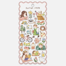 [MIND WAVE 82185] MIND WAVE Routine Charm Sticker Picnic