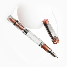 [TWSBI M7441340] TWSBI Diamond 580 AL R Affogato With Onyx Fountain Pen Extra Fine