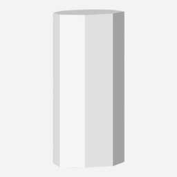 [OVJ 8888888877783] OVJ Geometric Form Octagonal Prism 11cm x 22cm