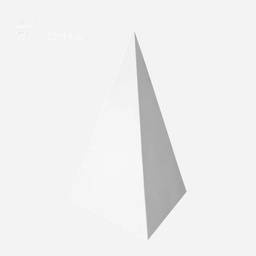 [OV J 8888888877787] OVJ Geometric Form Tetrahedron 14cm x 22cm