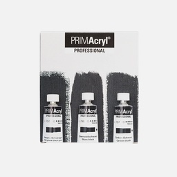 [SCHMINCKE 73732097] SCHMINCKE Primacryl Professional Acrylic Black 35ml Set x 3