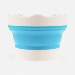 [OVJ 8888888873080] OVJ Silicone Folding Cup 8cm x 10cm Blue