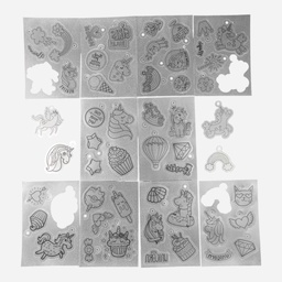 OVJ Ready-Cut Shrink Film Unicorn Set x 10