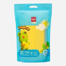 [DELI 67841-Y] DELI Air Dry Soft Clay 100g Yellow