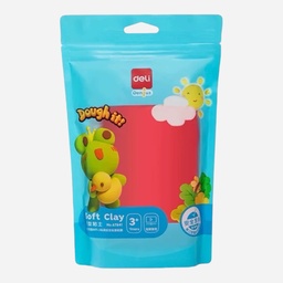 [DELI 67841-R] DELI Air Dry Soft Clay 100g Red