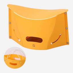 [OVJ 8888888872181] OVJ Collapsible Plastic Stool Yellow