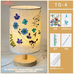 OVJ Dried Flower Lamp Shade Kit