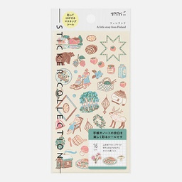 [MIDORI 82714006] MIDORI Sticker Motifs Country Finland