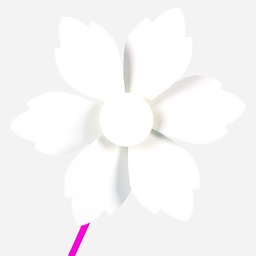 OVJ Paper Windmill 20cm Leaves