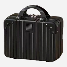 [OVJ 8888888839345] OVJ Plastic Suitcase 14" Black