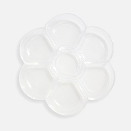 [OVJ 6949535100707] OVJ Clear Plastic Flower Palette 8-Well