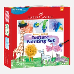 [FABER-CASTELL 14513] FABER-CASTELL Young Artist Texture Painting Set