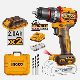 [INGCO CIDLI20668] INGCO Compact Brushless Cordless Impact Drill Set