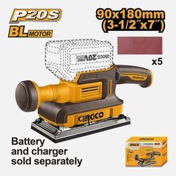 [INGCO CFSLI2031] INGCO Cordless Finishing Sander (Battery & Charger Not Included)