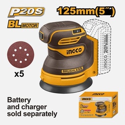 [INGCO CROSLI2002] INGCO Cordless Random Orbit Sander