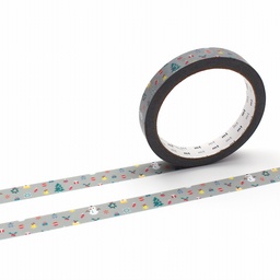 [MT MT01L087] MT Large Core Washi Tape 15mm x 25m Christmas Pixel Christmas