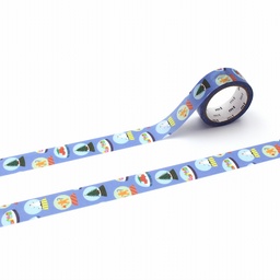 [MT MTCMAS163] MT Washi Tape 15mm x 5m Christmas Snow Globe
