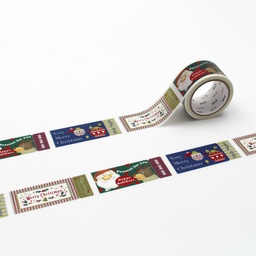 [MT MTCMAS166] MT Washi Tape 24mm x 5m Christmas Tickets