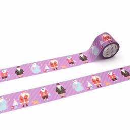 [MT MTCMAS167] MT Washi Tape 30mm x 5m Christmas Dress Up Santa
