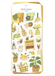[MIND WAVE 82426] MIND WAVE Quilted Atelier Sticker Favorite Room