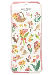 [MIND WAVE 82424] MIND WAVE Quilted Atelier Sticker Flower Field In The Afternoon
