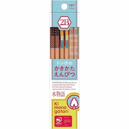 [TOMBOW KB-KF01-2B] TOMBOW Ki Mono Gatari Graphite Pencil 2B x 12