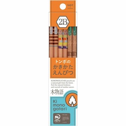 [TOMBOW KB-KF03-2B] TOMBOW Ki Mono Gatari Graphite Pencil 2B x 12