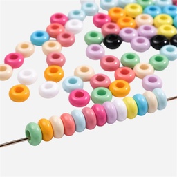 OVJ Acrylic Abacus Bead Pastel Set x 100