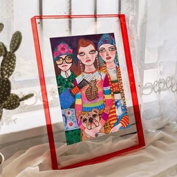 OVJ Acrylic Floating Frame A4 Red