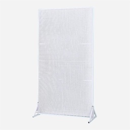OVJ Metal Pegboard 40cm x 100cm x 180cm White