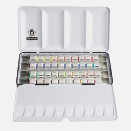 [SCHMINCKE 75140097] SCHMINCKE Akademie Watercolor 1/2 Pan Set x 40