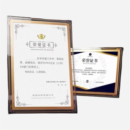 [OVJ 8888888877671] OVJ Acrylic Picture Frame A4 Certificate