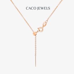 OVJ Caco Necklace Adjustable Chain Rose Gold