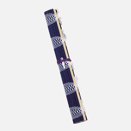 [KURETAKE KD22-10S] KURETAKE Bamboo Brush Roll Blue