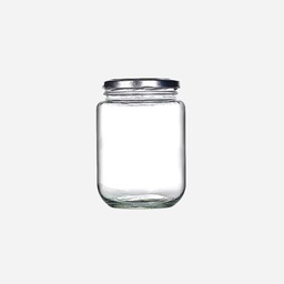 [OVJ 8888888827177] OVJ Glass Bottle With Silver Metal Cap 100ml