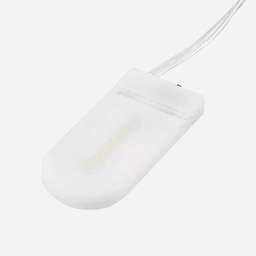 OVJ CR2032 Button Cell Double Battery Holder Clear x 10