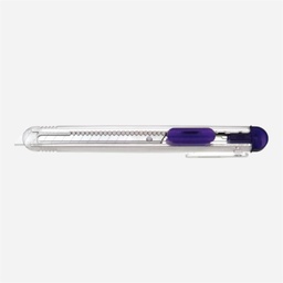 [NT iA-120P(PU)] NT iA-120P Transparent Junior A Auto Lock 9mm Blade Cutter Purple