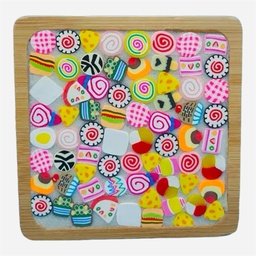 [OVJ 8888888832207] OVJ Bamboo Coaster Mixed Elements Kit 7