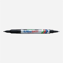[ARTLINE T041-L] ARTLINE T041 Permanent Marker Twin Tip Black